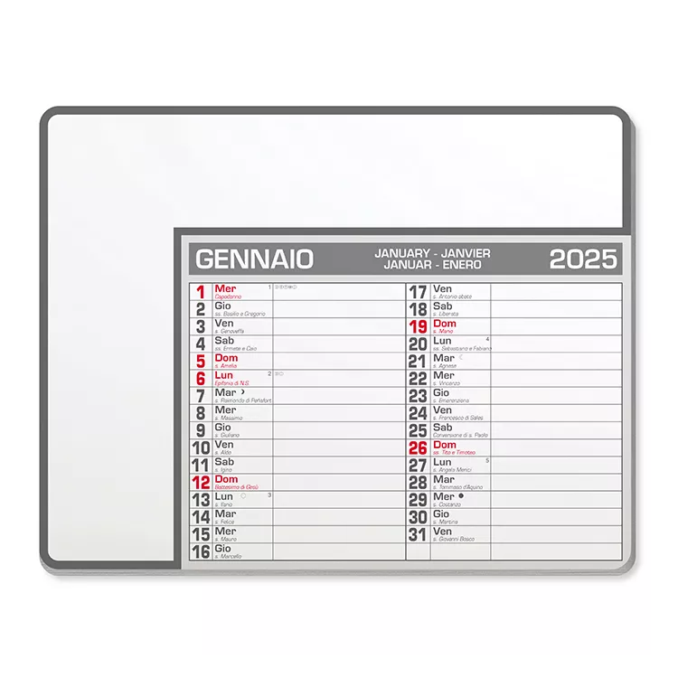 CALENDAR PAD EDGE PA782 Confezione da 100