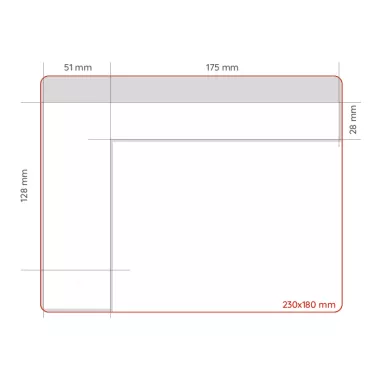 CALENDAR PAD EDGE PA782 Confezione da 100