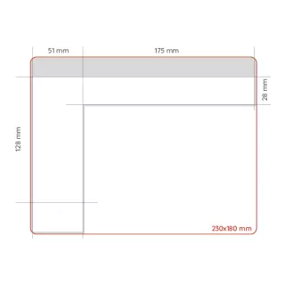 CALENDAR PAD EDGE PA782 Confezione da 100