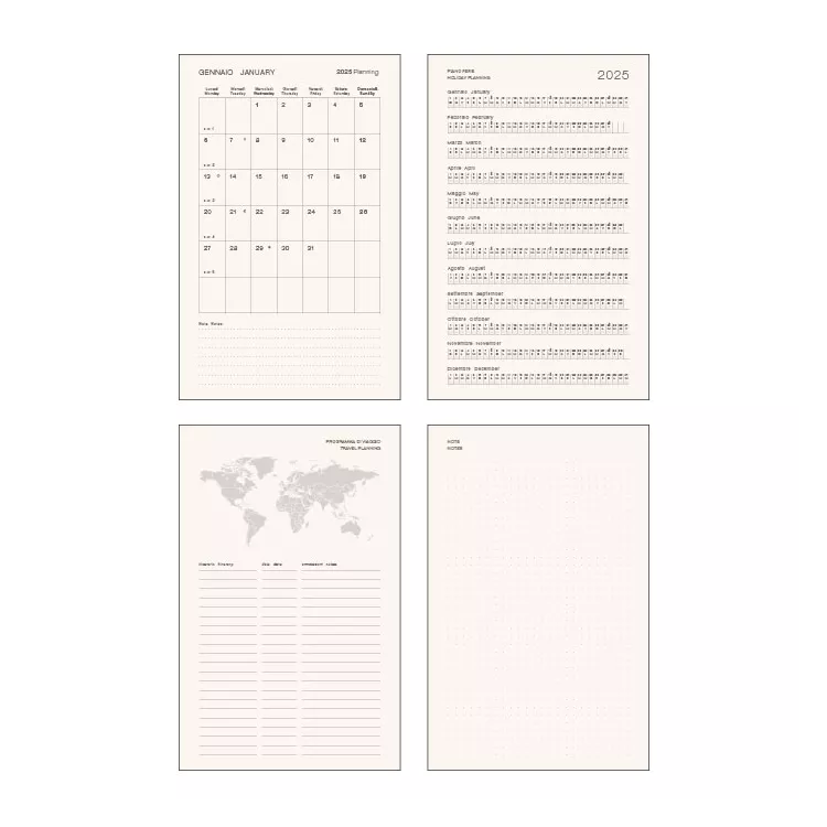 AGENDA FLESSIBILE PB327 Confezione da 50