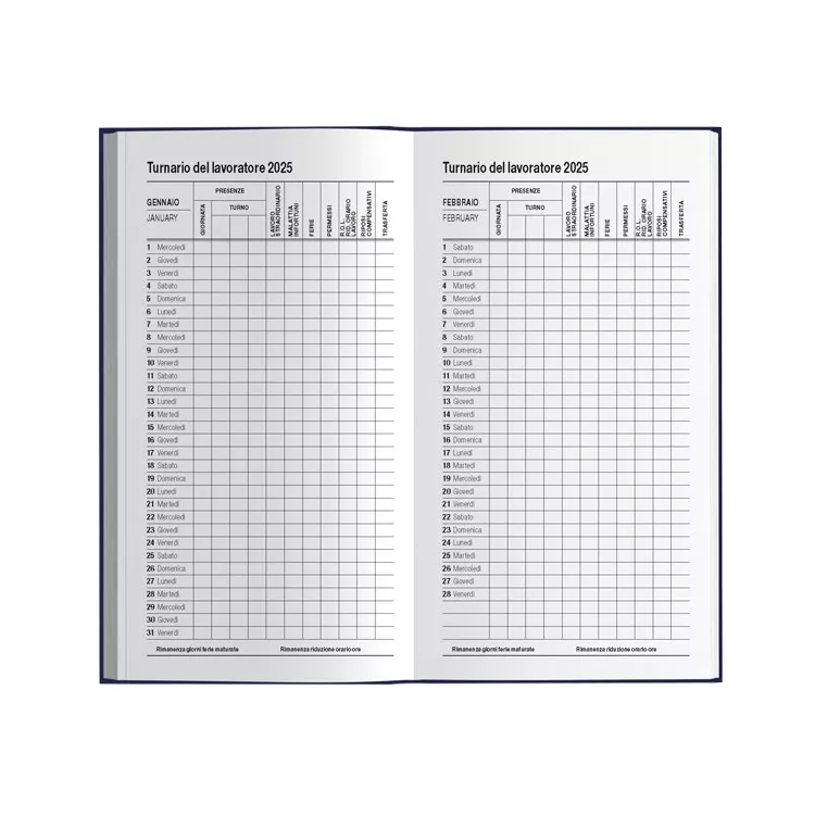 AGENDA SETTIMANALE PB550 Confezione da 50