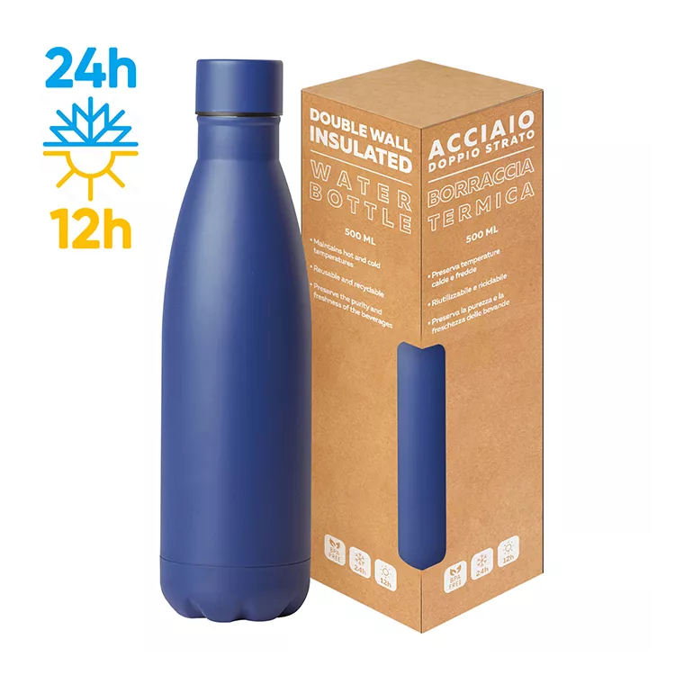 STEEL MAT BOTTLE 500 FLAT PC416 Confezione da 1