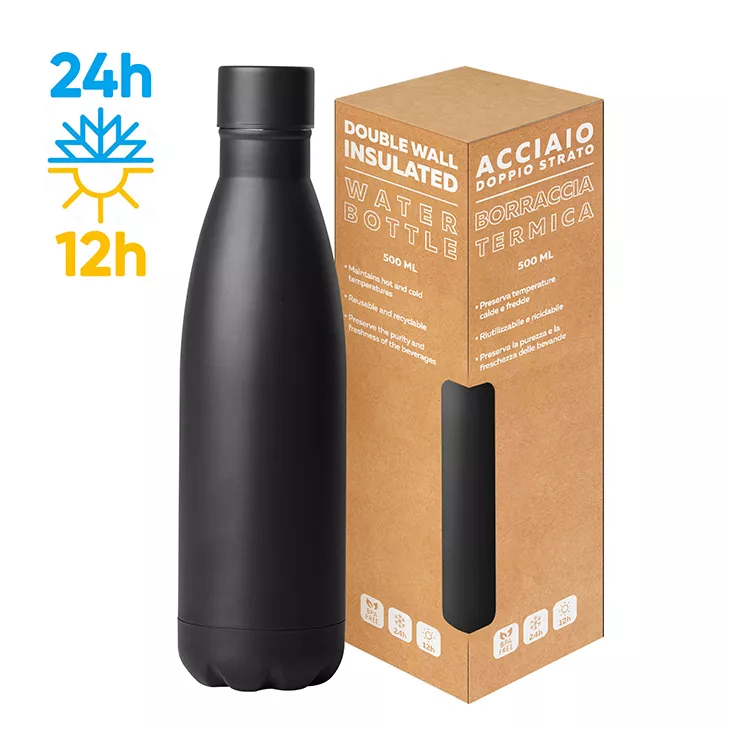 STEEL MAT BOTTLE 500 FLAT PC416 Confezione da 1