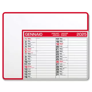 CALENDAR PAD EDGE PA782 Confezione da 100