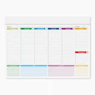 MINI PLANNING MULTICOLOR PA806 Confezione da 25