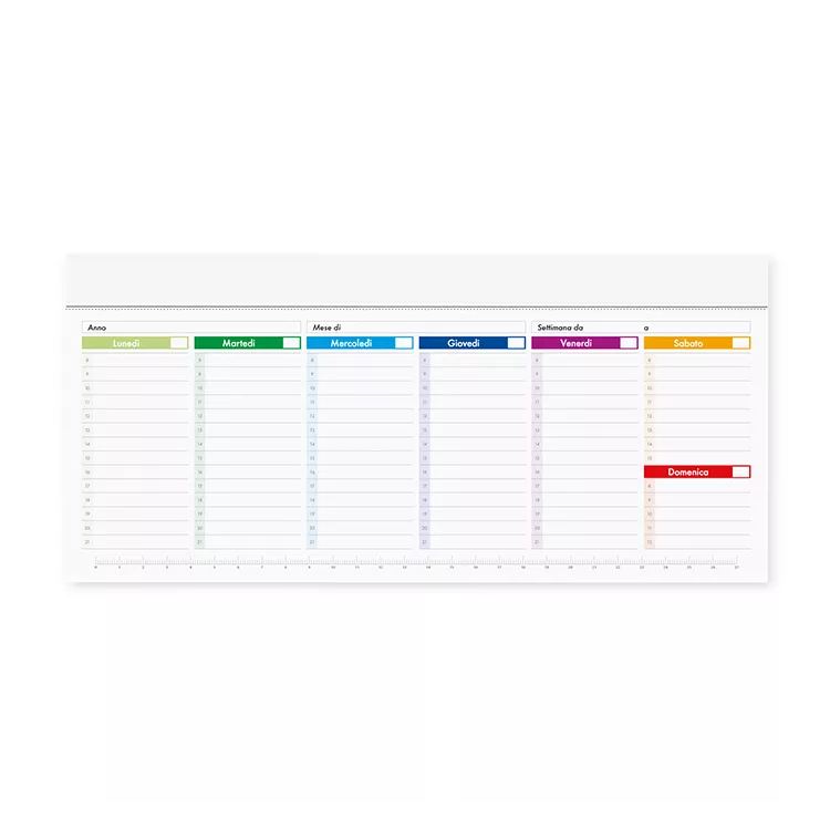 SLIM PLANNING MULTICOLOR PA807 Confezione da 30