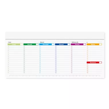 SLIM PLANNING MULTICOLOR PA807 Confezione da 30